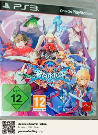 BlazBlue: Central Fiction PlayStation 3, PAL box front