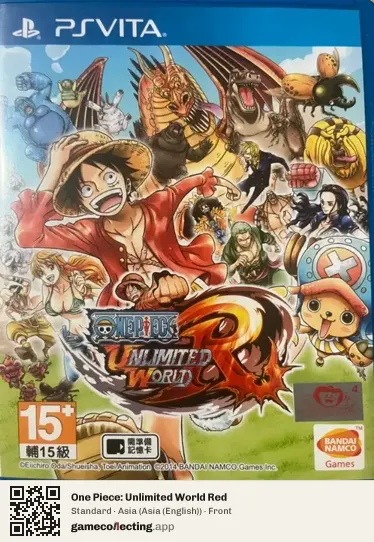 One Piece: Unlimited World Red PlayStation Vita, Asia (English) box front