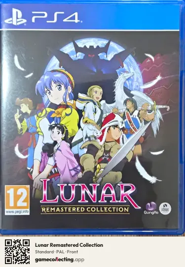 Lunar Remastered Collection PlayStation 4, PAL box front