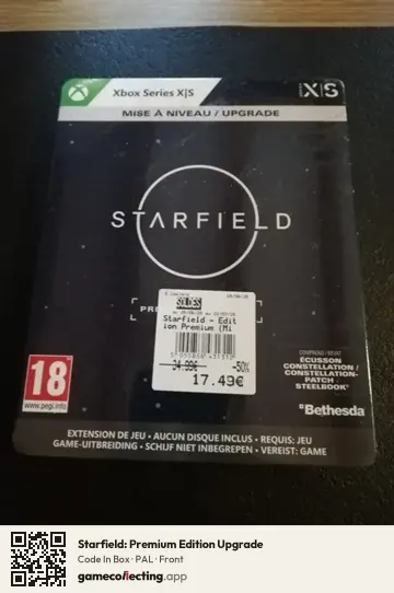 Starfield: Premium Edition Upgrade Xbox Series X, PAL box front