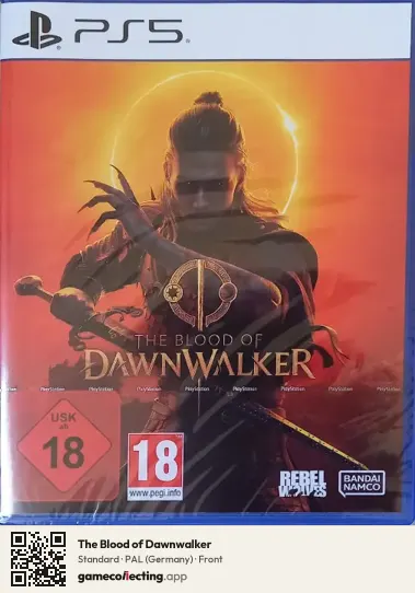 The Blood of Dawnwalker PlayStation 5, Germany box front
