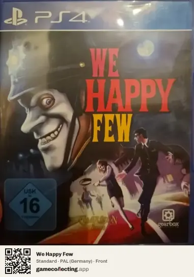 We Happy Few PlayStation 4, Germany box front