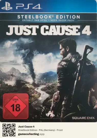 Just Cause 4 PlayStation 4, Germany box front
