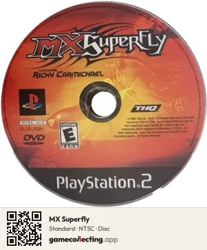 MX Superfly PlayStation 2, NTSC disc