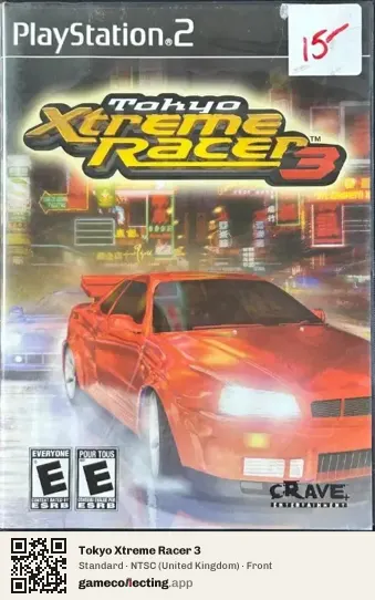 Tokyo Xtreme Racer 3 PlayStation 2, United Kingdom box front