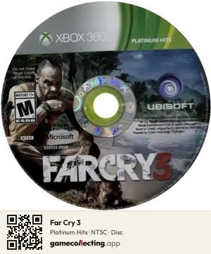 Far Cry 3 Xbox 360, NTSC disc