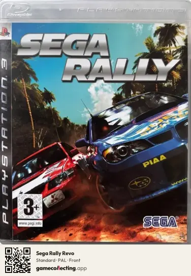 Sega Rally Revo PlayStation 3, PAL box front