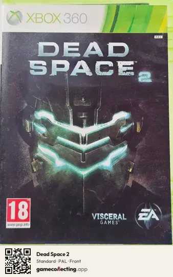 Dead Space 2 Xbox 360, PAL box front