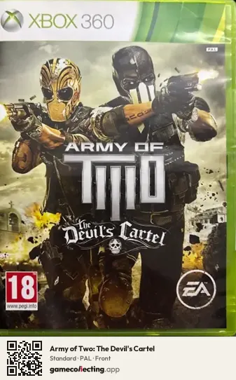 Army of Two: The Devil's Cartel Xbox 360, PAL box front