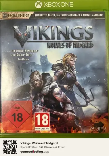 Vikings: Wolves of Midgard Xbox One, Germany box front