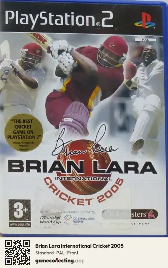 Brian Lara International Cricket 2005 PlayStation 2, PAL box front