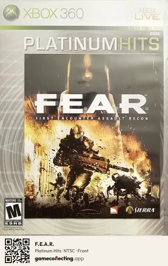 F.E.A.R. Xbox 360, NTSC box front