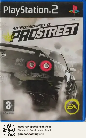 Need for Speed: ProStreet PlayStation 2, France box front