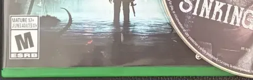The Sinking City, the ESRB box on its front