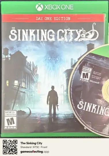 The Sinking City Xbox One, NTSC box front