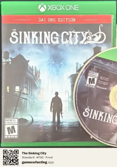 The Sinking City Xbox One, NTSC box front
