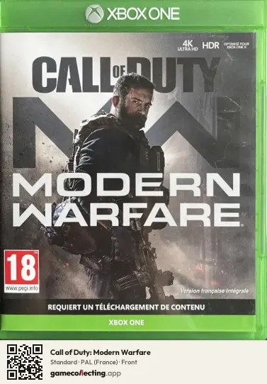 Call of Duty: Modern Warfare Xbox One, France box front