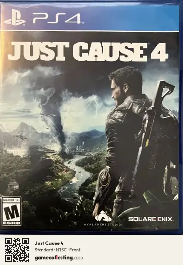 Just Cause 4 PlayStation 4, NTSC box front