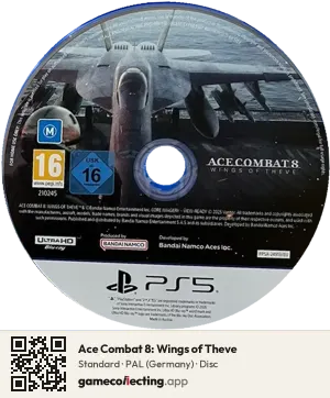 Ace Combat 8: Wings of Theve PlayStation 5, PAL disc
