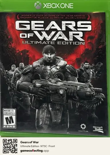 Gears of War Xbox One, NTSC box front