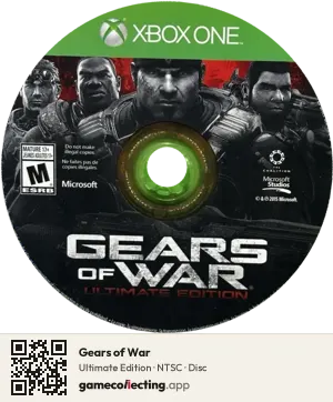Gears of War Xbox One, NTSC disc