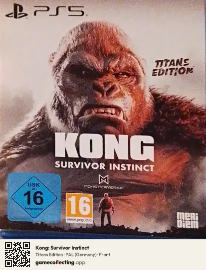 Kong: Survivor Instinct PlayStation 5, Germany box front