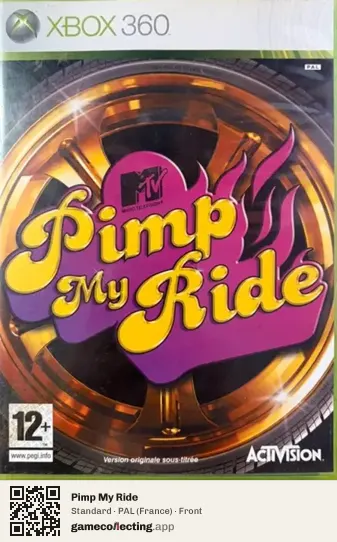 Pimp My Ride Xbox 360, France box front
