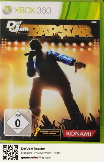 Def Jam Rapstar Xbox 360, Germany box front
