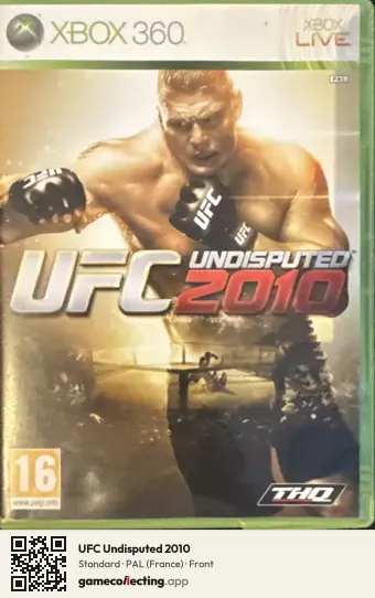 UFC Undisputed 2010 Xbox 360, France box front