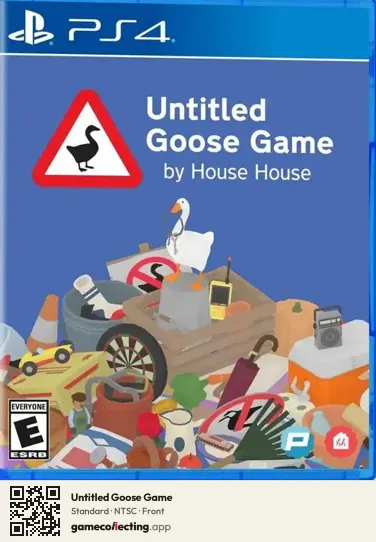 Untitled Goose Game PlayStation 4, NTSC box front