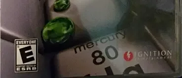 Mercury Meltdown, the ESRB box on its front