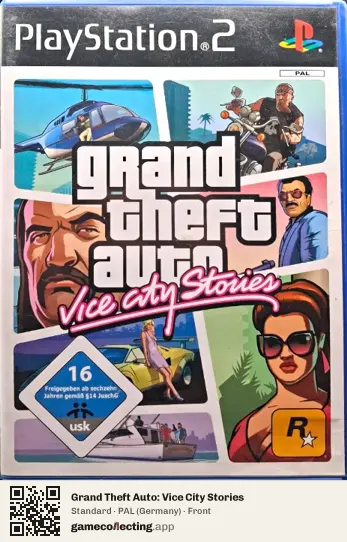 Grand Theft Auto: Vice City Stories PlayStation 2, Germany box front