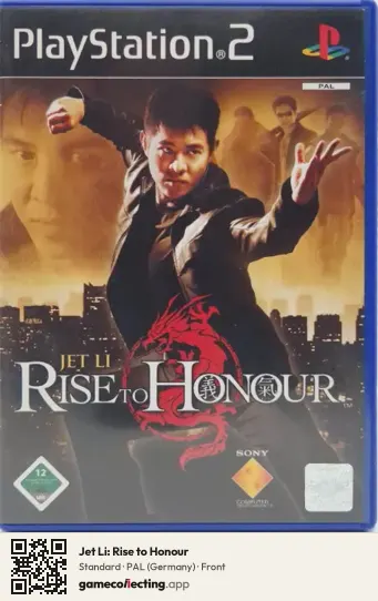 Jet Li: Rise to Honour PlayStation 2, Germany box front