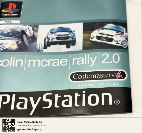 Colin McRae Rally 2.0 PlayStation, Spain box front