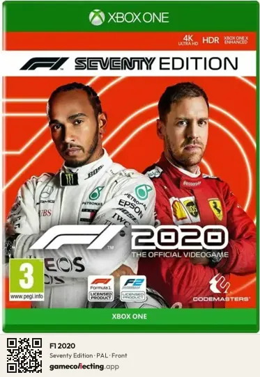 F1 2020 Xbox One, PAL box front