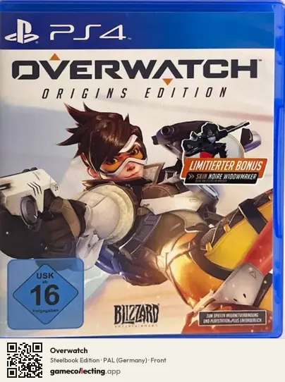 Overwatch PlayStation 4, Germany box front