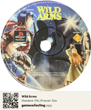 Wild Arms PlayStation, PAL disc