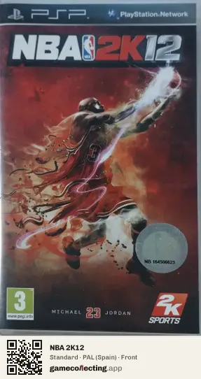NBA 2K12 PlayStation Portable, Spain box front