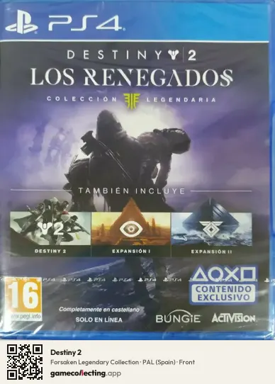 Destiny 2 PlayStation 4, Spain box front