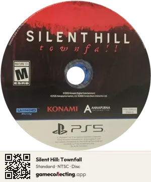 Silent Hill: Townfall PlayStation 5, NTSC disc