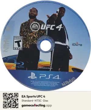 EA Sports UFC 4 PlayStation 4, NTSC disc