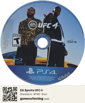 EA Sports UFC 4 PlayStation 4, NTSC disc