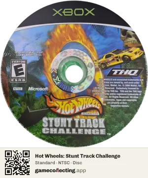 Hot Wheels: Stunt Track Challenge Xbox, NTSC disc