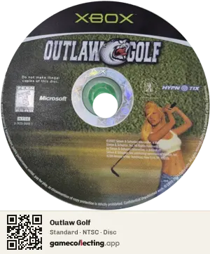 Outlaw Golf Xbox, NTSC disc