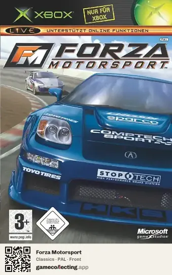 Forza Motorsport Xbox, PAL box front
