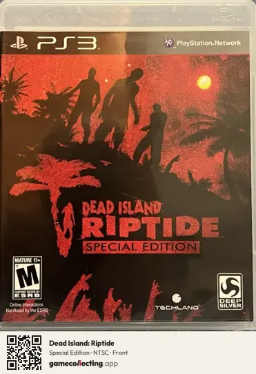 Dead Island: Riptide PlayStation 3, NTSC box front