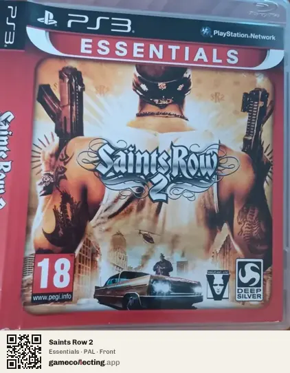 Saints Row 2 PlayStation 3, PAL box front