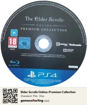 Elder Scrolls Online: Premium Collection PlayStation 4, PAL disc