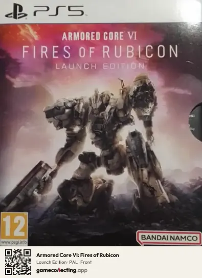 Armored Core VI: Fires of Rubicon PlayStation 5, PAL box front