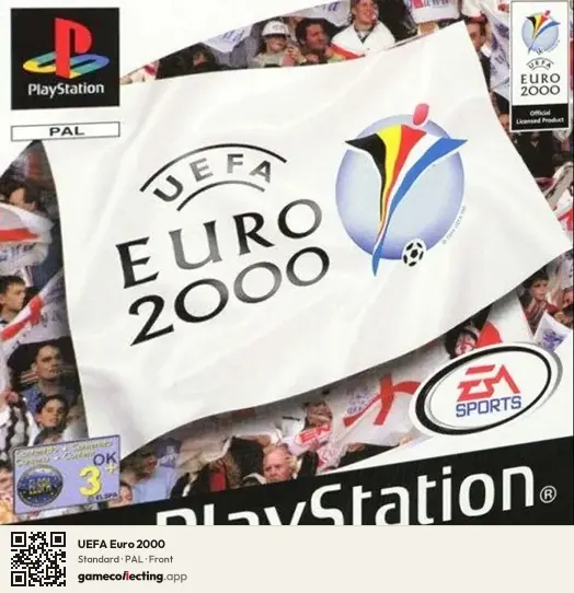 UEFA Euro 2000 PlayStation, PAL box front